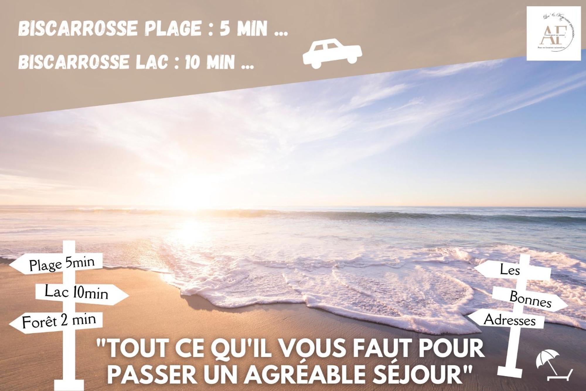 Petite Maison A Biscarrosse - Plage Екстериор снимка